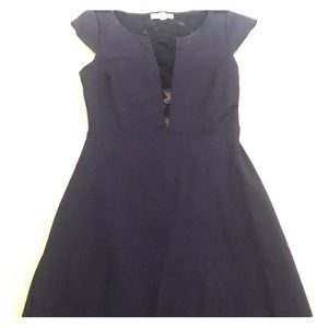 Sz M Navy form fitting dress